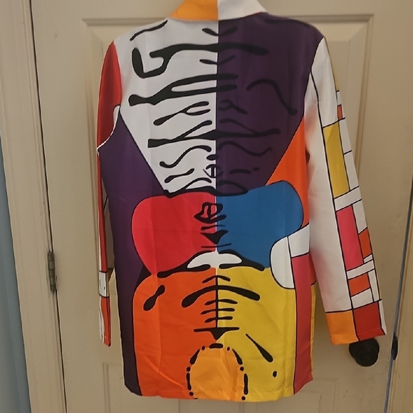 Colorful Abstract Blazer - Picture 2 of 2